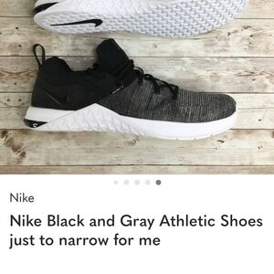 Nike Black and Gray Athletic Shoes